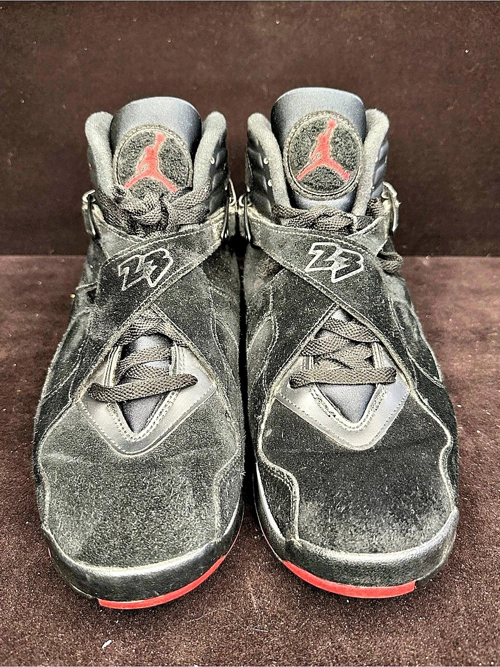 Jordan Air Jordan 8 Retro 'Playoffs' Sneakers Black & Red US 13
